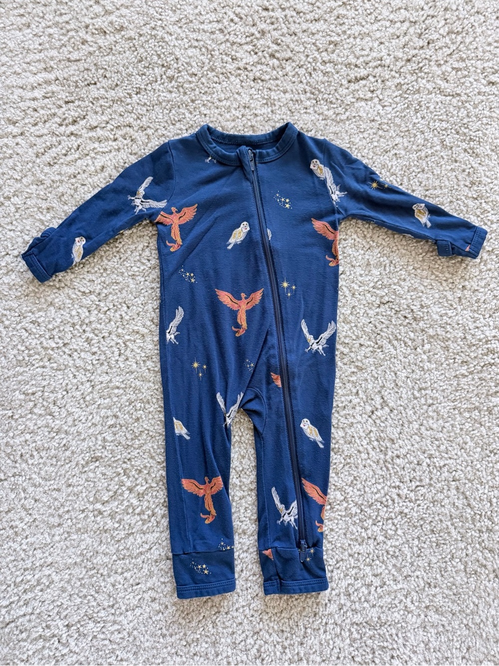 Kyte Baby “Harry Potter Flight” Zipper Romper